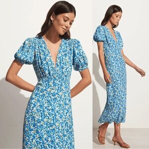 Faithfull The Brand Bellavista Midi Dress in Lou Floral Print